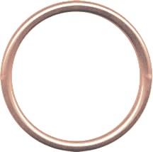 RoseGold aluminum sling rings for baby carriers